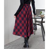 ネルチェック プリーツロングスカート | Pumpkin Port | 詳細画像14