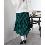 ネルチェック プリーツロングスカート | Pumpkin Port | 詳細画像21