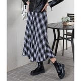 ネルチェック プリーツロングスカート | Pumpkin Port | 詳細画像24