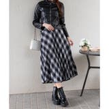 ネルチェック プリーツロングスカート | Pumpkin Port | 詳細画像27