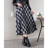 ネルチェック プリーツロングスカート | Pumpkin Port | 詳細画像28