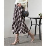 ネルチェック プリーツロングスカート | Pumpkin Port | 詳細画像5