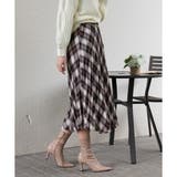 ネルチェック プリーツロングスカート | Pumpkin Port | 詳細画像7