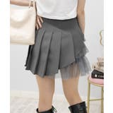 サイドチュールフリル インパン付 プリーツミニスカート | Pumpkin  Port | 詳細画像9 