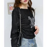 ブロークン バタフライ ロンT | Pumpkin Port | 詳細画像11