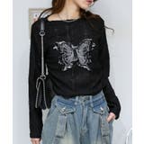 ブロークン バタフライ ロンT | Pumpkin Port | 詳細画像8