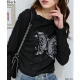 ブラック | ブロークン バタフライ ロンT | Pumpkin Port