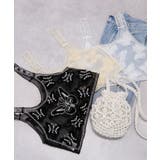 バタフライビーズ チュール 重ね着用 キャミソール | Pumpkin Port | 詳細画像17