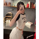サイドドロストリボン ラグランスリーブ ショート丈半袖Tシャツ | Pumpkin Port | 詳細画像33
