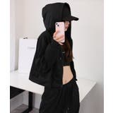 3点セット パーカー+クロップド丈キャミ+ロングパンツ | Pumpkin Port | 詳細画像24