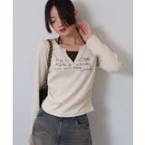 フェイクレイヤード ヘンリーネック風 テレコロンT | Pumpkin  Port | 詳細画像6 