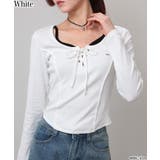 ホワイト | プレートポイント スピンドルリボン テレコロンT | Pumpkin  Port