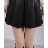 ベルト付 合成皮革 プリーツミニスカート インパン付 | Pumpkin  Port | 詳細画像23 