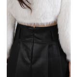 ベルト付 合成皮革 プリーツミニスカート インパン付 | Pumpkin  Port | 詳細画像26 