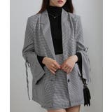 上下2点セット リボン付きテーラードジャケット+ミニスカパン セットアップ | Pumpkin  Port | 詳細画像27 