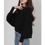 テレコリブニット ドルマンスリーブ カットソートップス | Pumpkin Port | 詳細画像16