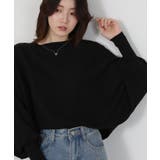 テレコリブニット ドルマンスリーブ カットソートップス | Pumpkin Port | 詳細画像19