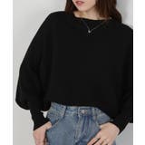 テレコリブニット ドルマンスリーブ カットソートップス | Pumpkin Port | 詳細画像20