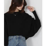 テレコリブニット ドルマンスリーブ カットソートップス | Pumpkin Port | 詳細画像21