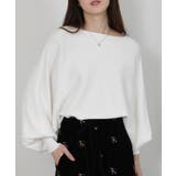 テレコリブニット ドルマンスリーブ カットソートップス | Pumpkin Port | 詳細画像23