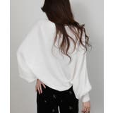 テレコリブニット ドルマンスリーブ カットソートップス | Pumpkin Port | 詳細画像26