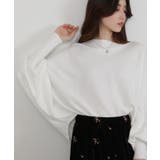 テレコリブニット ドルマンスリーブ カットソートップス | Pumpkin Port | 詳細画像28