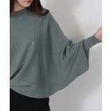 テレコリブニット ドルマンスリーブ カットソートップス | Pumpkin Port | 詳細画像33