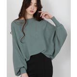 テレコリブニット ドルマンスリーブ カットソートップス | Pumpkin Port | 詳細画像5