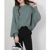 テレコリブニット ドルマンスリーブ カットソートップス | Pumpkin Port | 詳細画像6