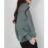 テレコリブニット ドルマンスリーブ カットソートップス | Pumpkin Port | 詳細画像8