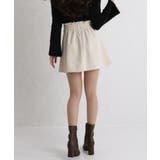 コーデュロイ サイドベルト付 プリーツミニスカート | Pumpkin  Port | 詳細画像22 