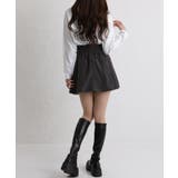 コーデュロイ サイドベルト付 プリーツミニスカート | Pumpkin  Port | 詳細画像29 