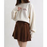 コーデュロイ サイドベルト付 プリーツミニスカート | Pumpkin  Port | 詳細画像3 