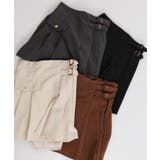 コーデュロイ サイドベルト付 プリーツミニスカート | Pumpkin  Port | 詳細画像31 