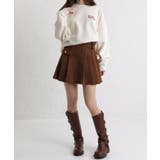 コーデュロイ サイドベルト付 プリーツミニスカート | Pumpkin  Port | 詳細画像5 