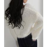 ロングシャギー ショート丈ニット トップス | Pumpkin  Port | 詳細画像6 