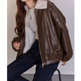 裏地フェイクファー 合成皮革 ブルゾン | Pumpkin  Port | 詳細画像14 