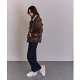 裏地フェイクファー 合成皮革 ブルゾン | Pumpkin  Port | 詳細画像3 