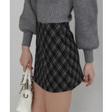 バイアス チェック 台形型 ミニスカート インパン付 | Pumpkin  Port | 詳細画像23 