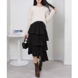 ラメ シャギー Vネック 長袖ニット トップス | Pumpkin Port | 詳細画像33