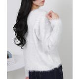 ラメ シャギー Vネック 長袖ニット トップス | Pumpkin Port | 詳細画像8