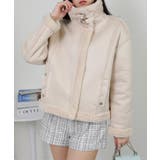 Wベルト フェイクファームートンコート ブルゾン | Pumpkin  Port | 詳細画像18 