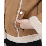 Wベルト フェイクファームートンコート ブルゾン | Pumpkin  Port | 詳細画像26 