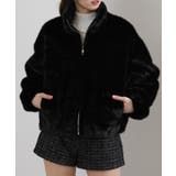 フェイクファー スタンドカラー ジップアップ ポケ付きブルゾン | Pumpkin  Port | 詳細画像24 