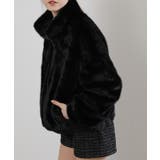 フェイクファー スタンドカラー ジップアップ ポケ付きブルゾン | Pumpkin  Port | 詳細画像26 