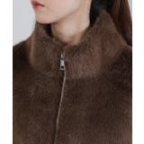 フェイクファー スタンドカラー ジップアップ ポケ付きブルゾン | Pumpkin  Port | 詳細画像32 