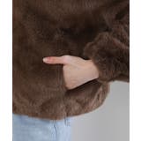 フェイクファー スタンドカラー ジップアップ ポケ付きブルゾン | Pumpkin  Port | 詳細画像34 