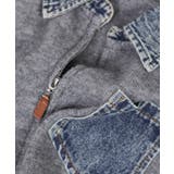 デニム使い Wジップ 襟付きカーディガン | Pumpkin Port | 詳細画像27