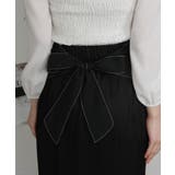 後ろリボン フロントZIP-UP マーメイドロングスカート | Pumpkin  Port | 詳細画像28 