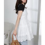 コットン風レース ティアードキャミミニワンピース | Pumpkin  Port | 詳細画像10 